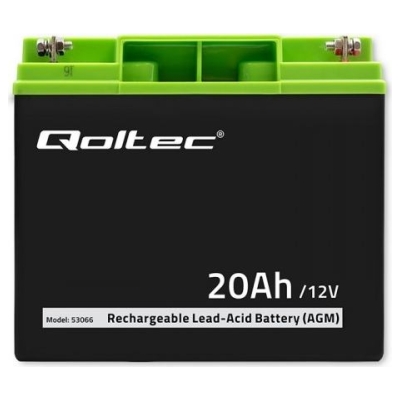 Qoltec 53066 AGM battery 12V 20Ah