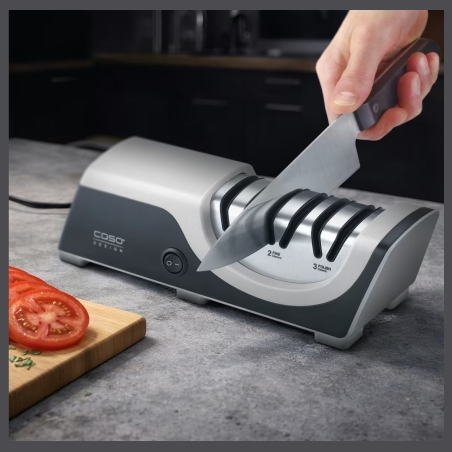 Caso 01710 Electric knife sharpener, 18W, Silver/Black