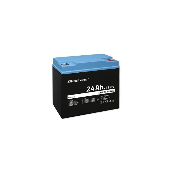 Qoltec 53702 LiFePO4 battery / 24Ah