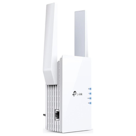 Tp-Link | Extender | RE505X | 802.11ax | 2.4GHz/5GHz | 300+1200 Mbit/s | 10/100/1000 Mbit/s | Ethernet LAN (RJ-45) ports 1 | MU-