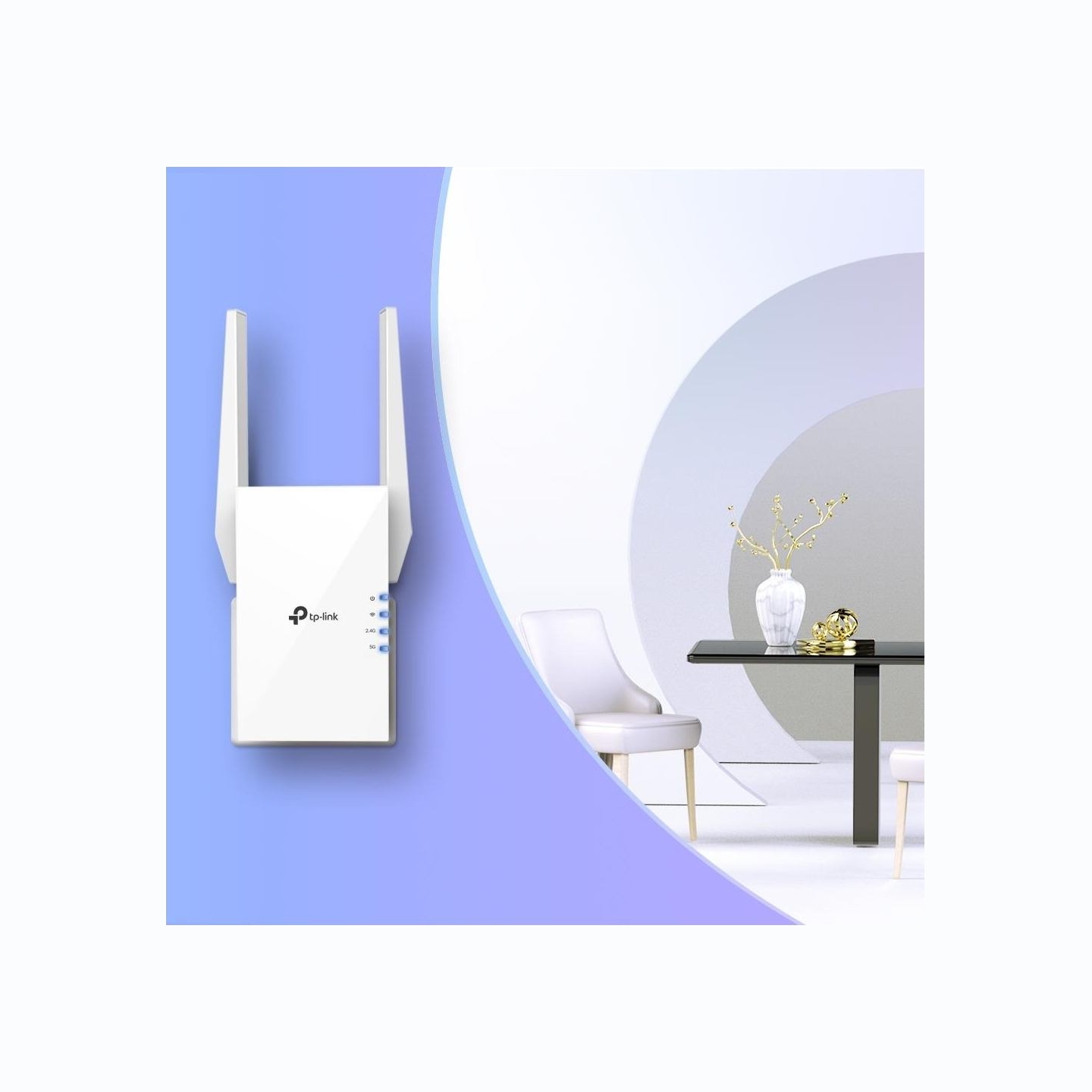 Tp-Link | Extender | RE505X | 802.11ax | 2.4GHz/5GHz | 300+1200 Mbit/s | 10/100/1000 Mbit/s | Ethernet LAN (RJ-45) ports 1 | MU-