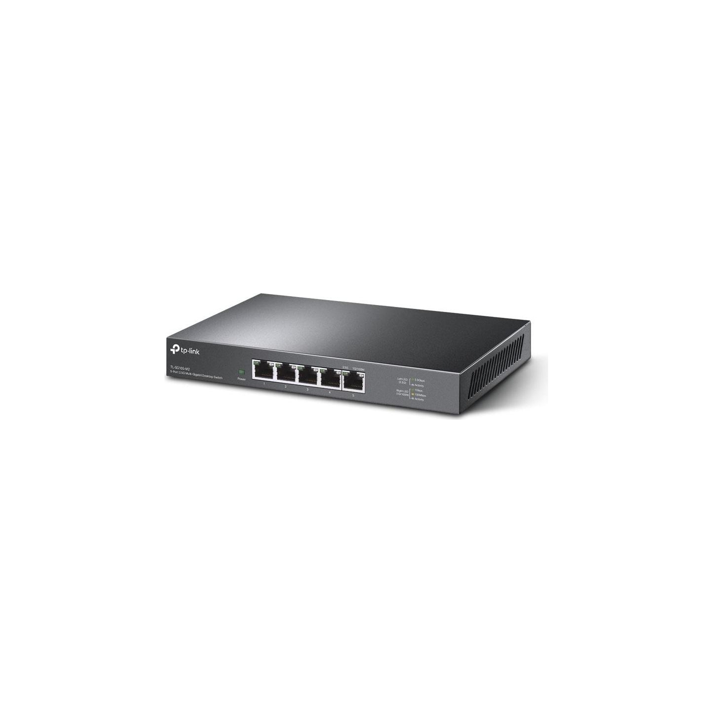 Tp-Link | 5-Port 2.5G Desktop Switch | TL-SG105-M2 | Unmanaged | Desktop | Power supply type External