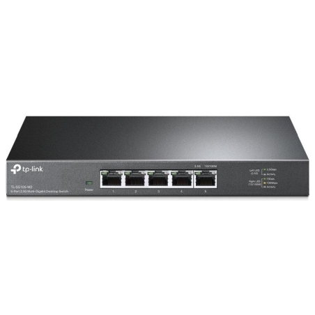 Tp-Link | 5-Port 2.5G Desktop Switch | TL-SG105-M2 | Unmanaged | Desktop | Power supply type External