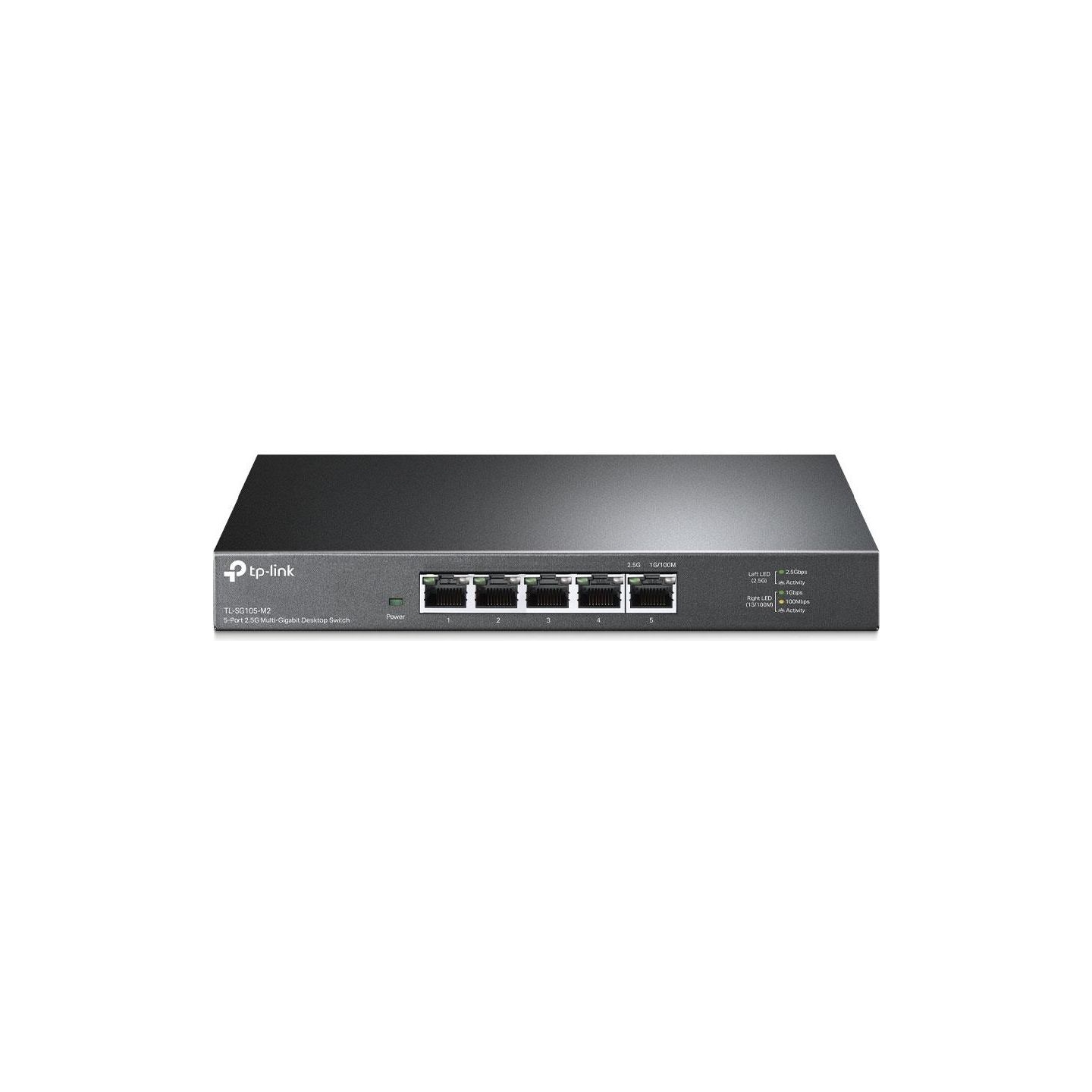 Tp-Link | 5-Port 2.5G Desktop Switch | TL-SG105-M2 | Unmanaged | Desktop | Power supply type External