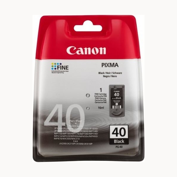 Canon PG-40 ink printhead black MP150