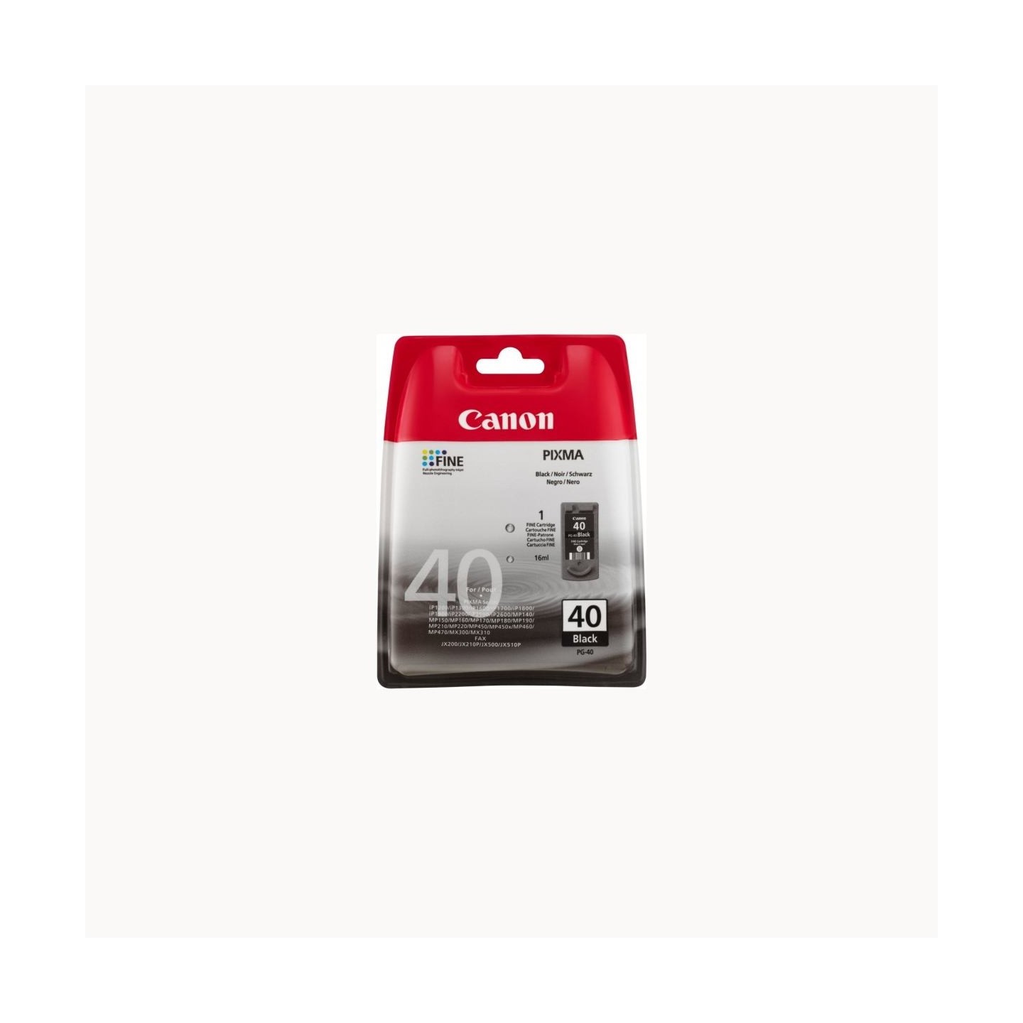 Canon PG-40 ink printhead black MP150