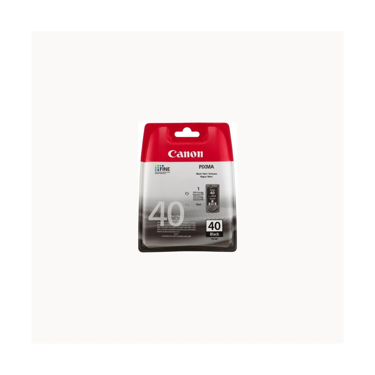 Canon PG-40 ink printhead black MP150