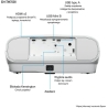 Epson | EH-TW7000 | 3000 ANSI lumens | 40.000:1 | White | Lamp warranty 12 month(s)