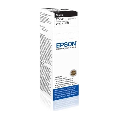 Epson 1LB T6641 BLACK INK BOTTLE 70ML