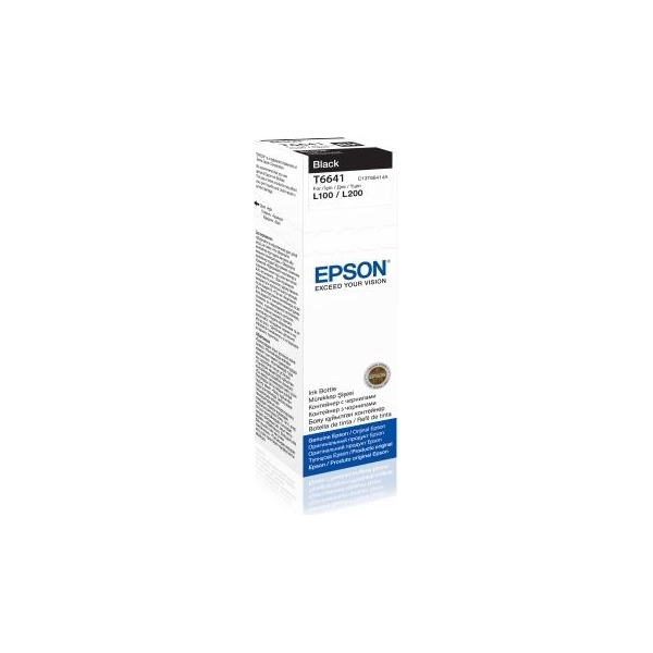 Epson 1LB T6641 BLACK INK BOTTLE 70ML