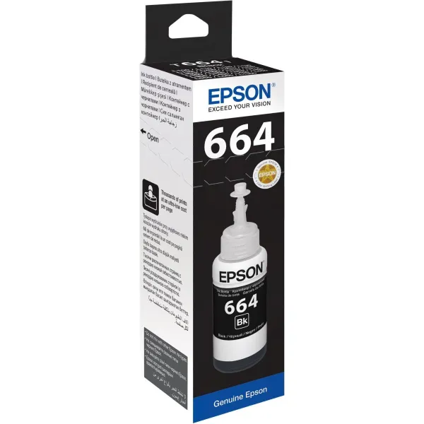 Epson 1LB T6641 BLACK INK BOTTLE 70ML