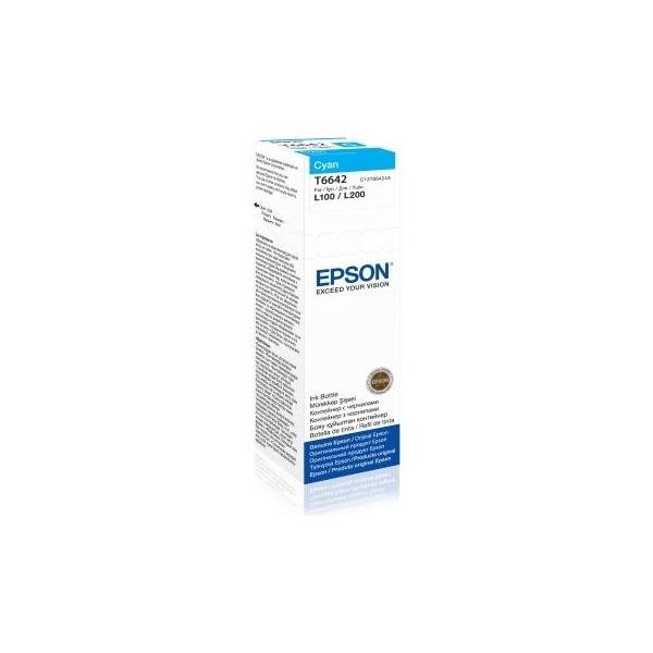 Epson 1LB T6642 CYAN INK BOTTLE 70ML