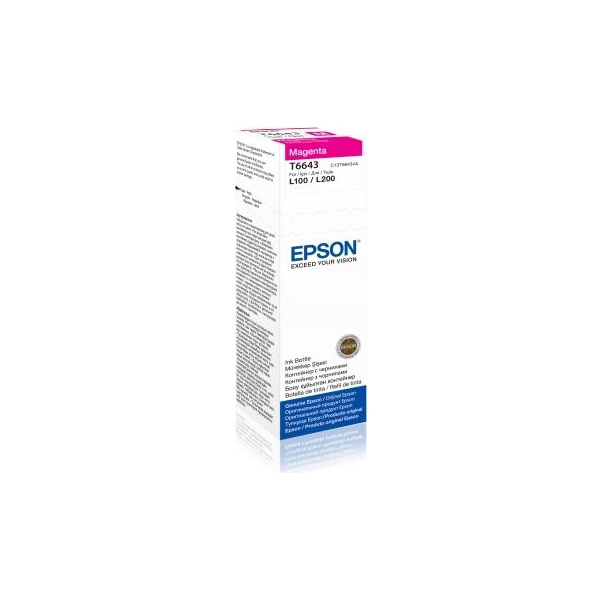 Epson 1LB T6643 MAGENTA INK BOTTLE 70ML
