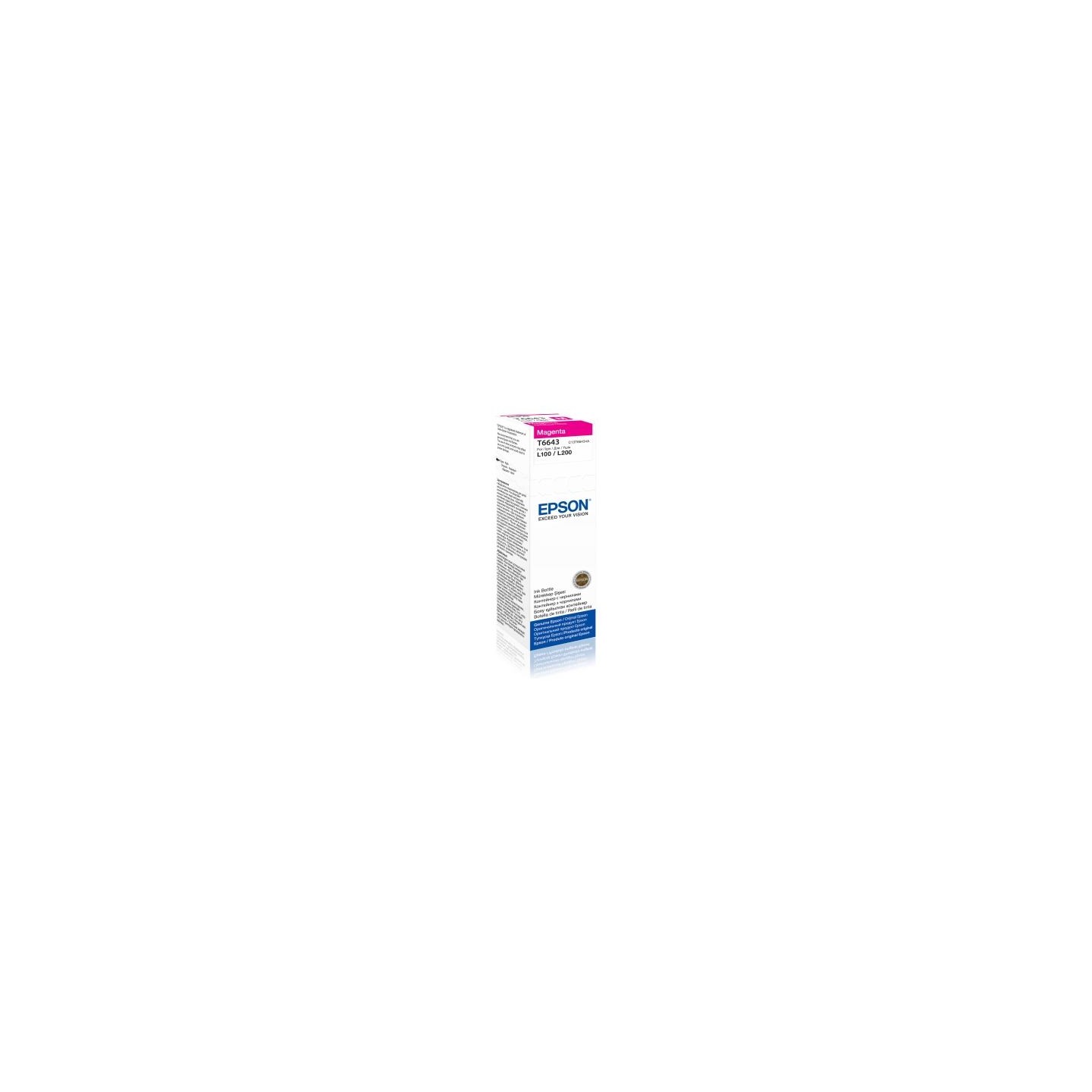 Epson 1LB T6643 MAGENTA INK BOTTLE 70ML