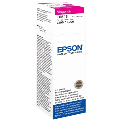 Epson 1LB T6643 MAGENTA INK BOTTLE 70ML