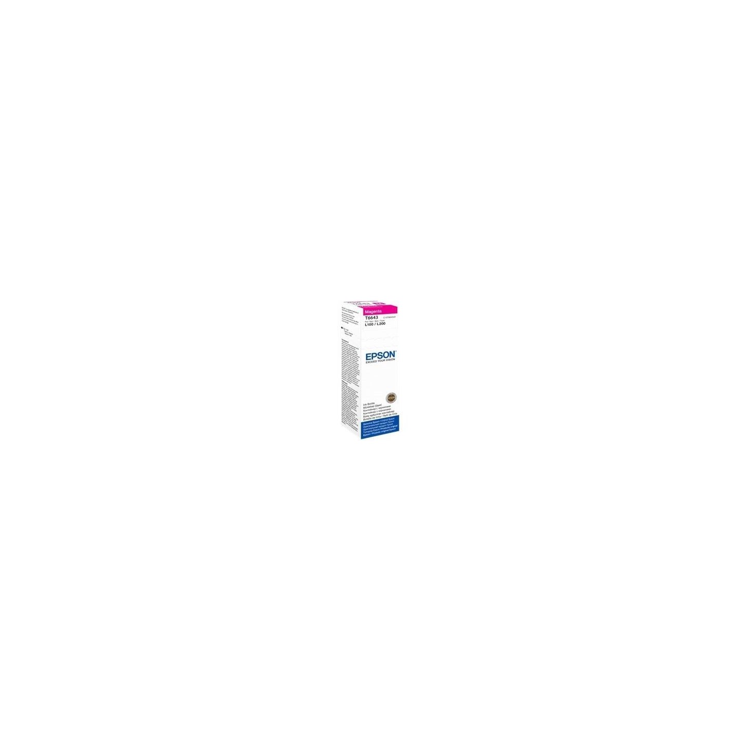 Epson 1LB T6643 MAGENTA INK BOTTLE 70ML