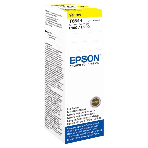 Epson 1LB T6644 YELLOW INK BOTTLE 70ML