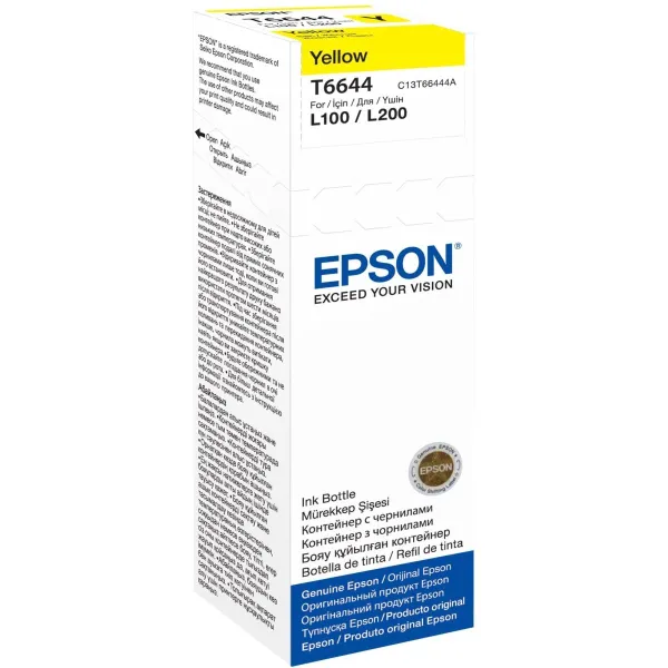Epson 1LB T6644 YELLOW INK BOTTLE 70ML