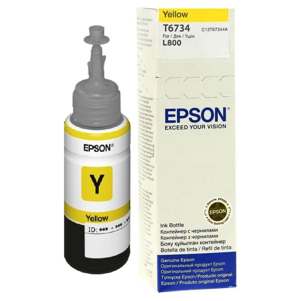 Epson LB4 T6734 YELLOW INK BOTTLE