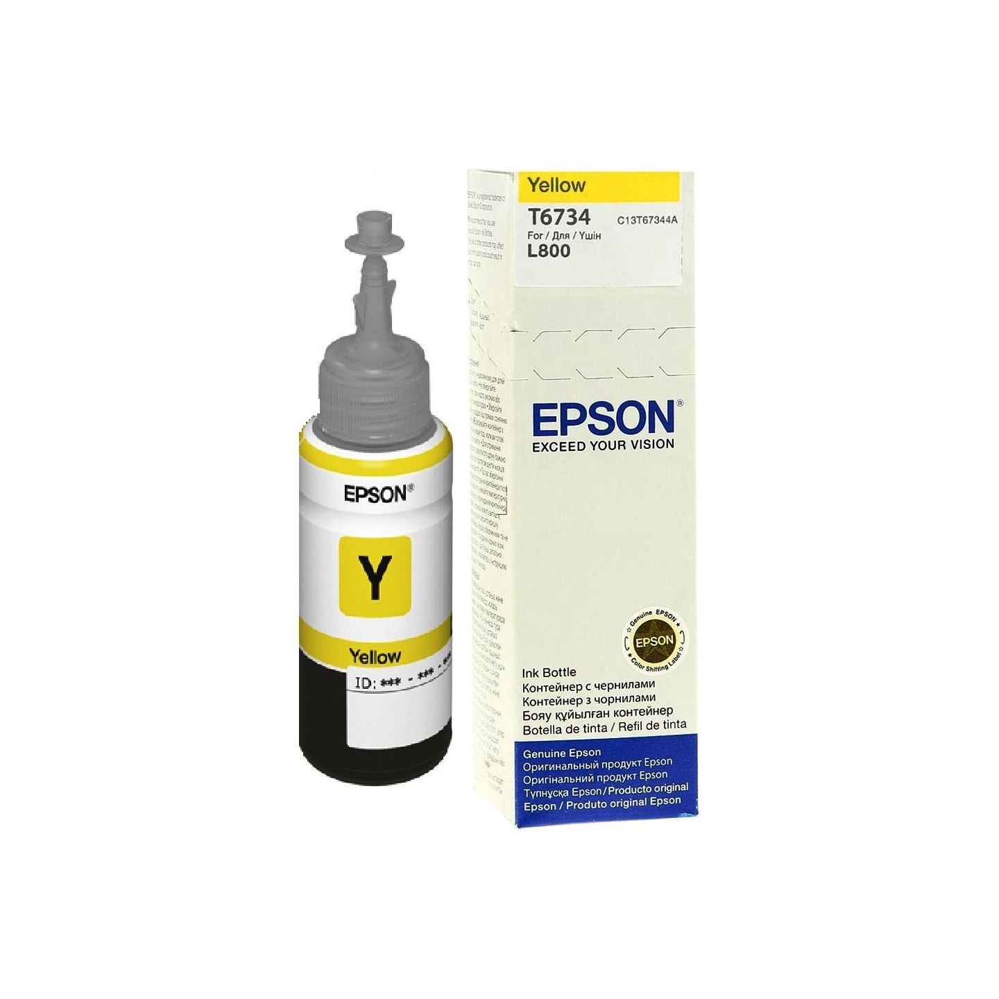 Epson LB4 T6734 YELLOW INK BOTTLE