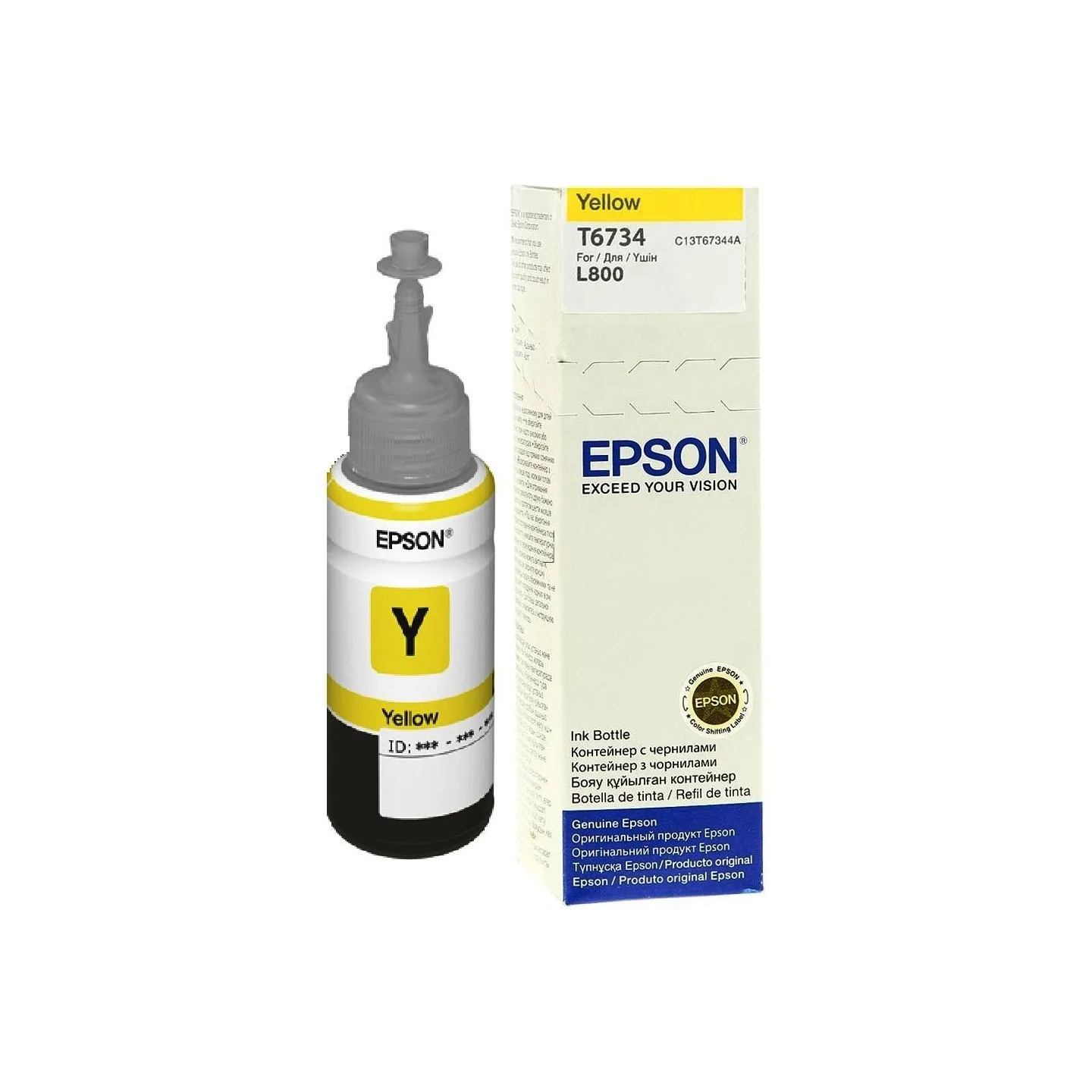 Epson LB4 T6734 YELLOW INK BOTTLE