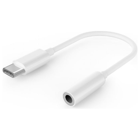 Cablexpert | USB type-C plug to stereo 3.5 mm audio adapter cable, White | A-CM-3.5F-01