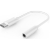 Cablexpert | USB type-C plug to stereo 3.5 mm audio adapter cable, White | A-CM-3.5F-01