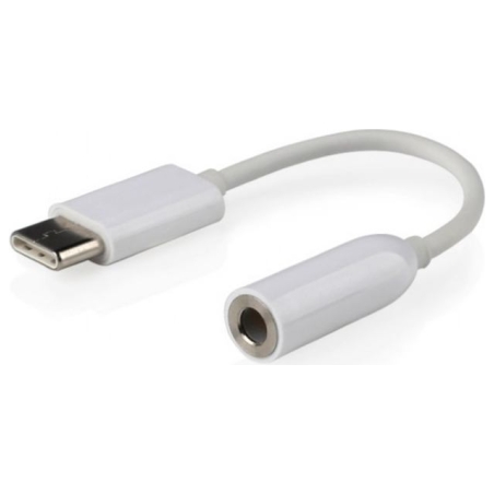 Cablexpert | USB type-C plug to stereo 3.5 mm audio adapter cable, White | A-CM-3.5F-01