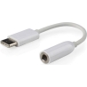 Cablexpert | USB type-C plug to stereo 3.5 mm audio adapter cable, White | A-CM-3.5F-01