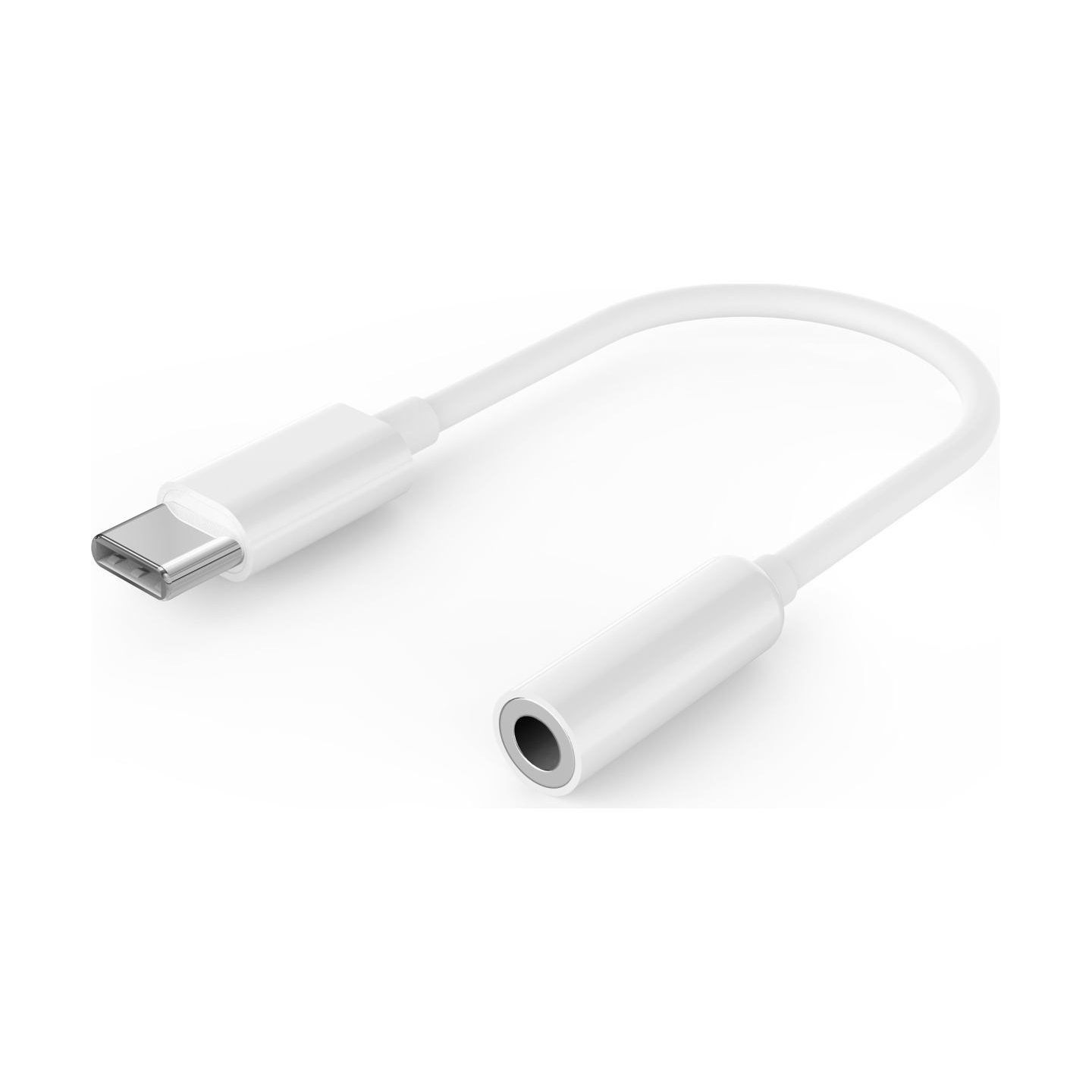 Cablexpert | USB type-C plug to stereo 3.5 mm audio adapter cable, White | A-CM-3.5F-01