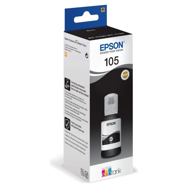 Epson 4LB 105 EcoTank Black ink bottle