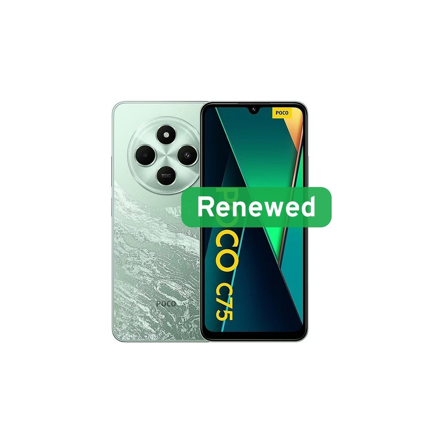 Poco Renewed | Grade A | C75 | 128 GB | Green | LTE | O