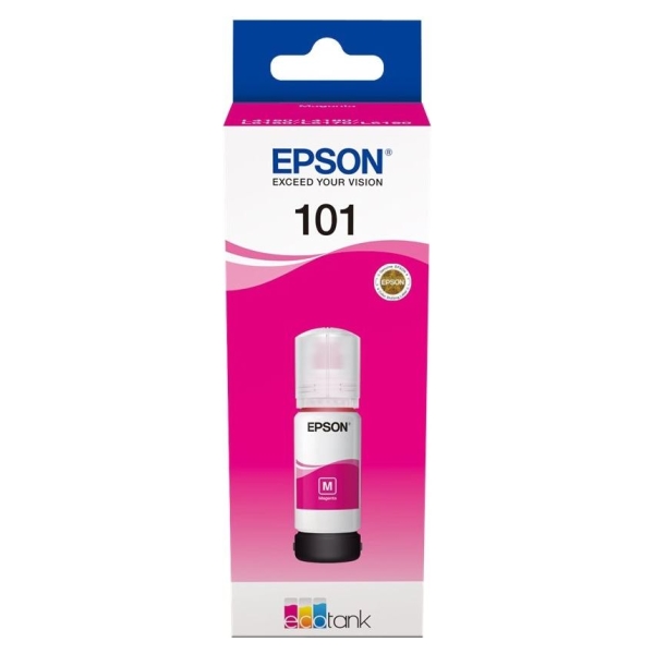 Epson 1LB 101 EcoTank Magenta ink bottle