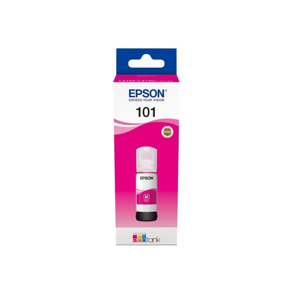 Epson 1LB 101 EcoTank Magenta ink bottle