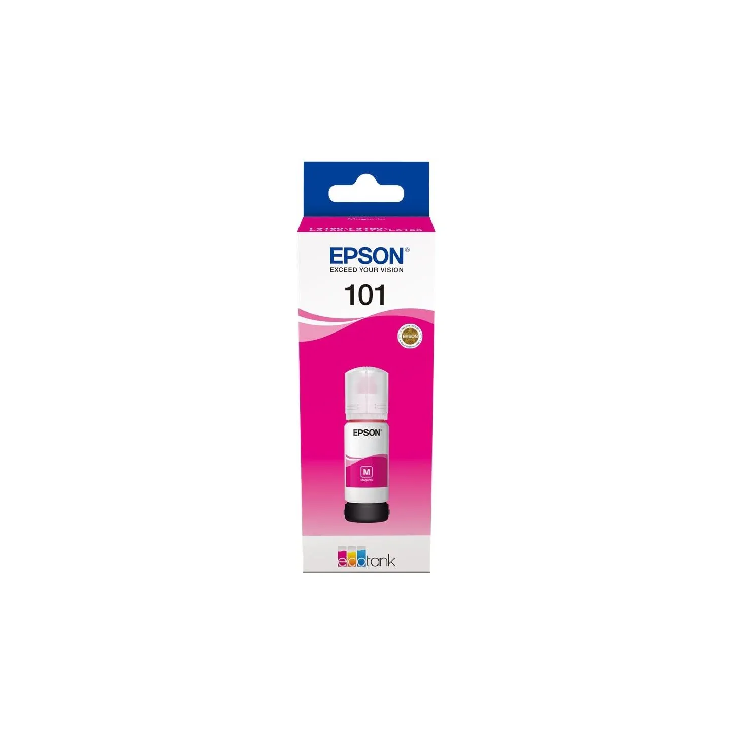 Epson 1LB 101 EcoTank Magenta ink bottle