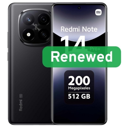 Xiaomi Renewed | Grade A | Redmi Note 14 Pro+ | 256 GB | Midnight Black | 5G | O