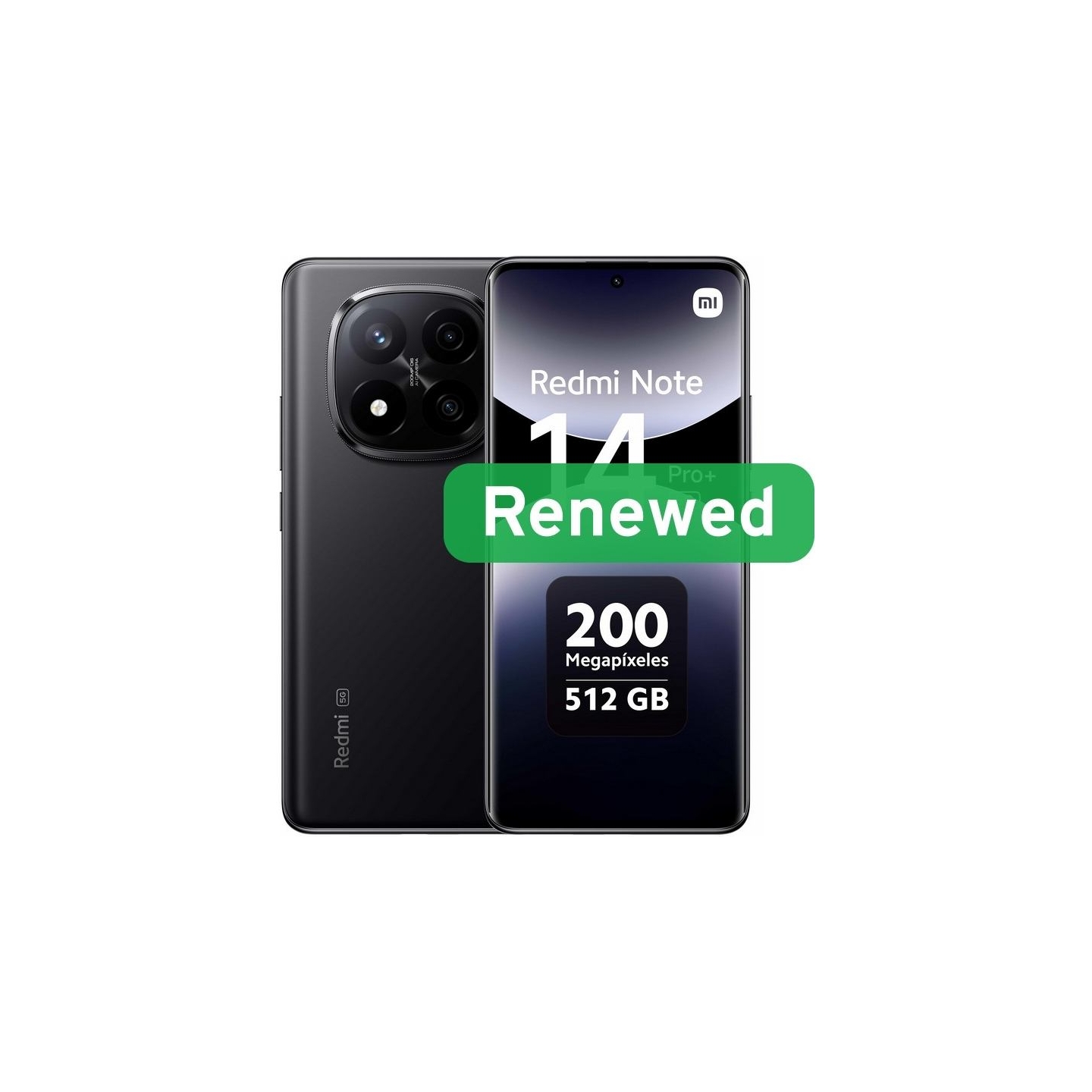 Xiaomi Renewed | Grade A | Redmi Note 14 Pro+ | 256 GB | Midnight Black | 5G | O