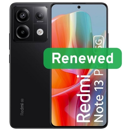 Xiaomi Renewed | Grade A | Redmi Note 13 Pro 5G | 256 GB | Midnight Black | 5G | O
