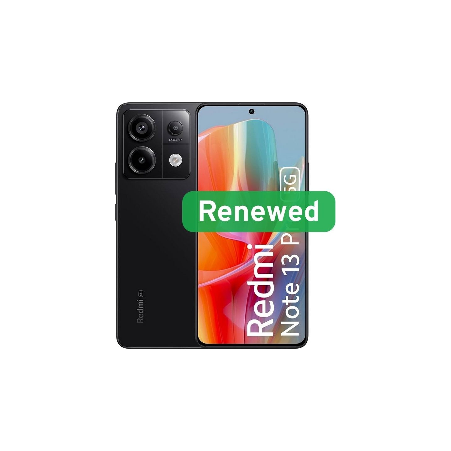 Xiaomi Renewed | Grade A | Redmi Note 13 Pro 5G | 256 GB | Midnight Black | 5G | O