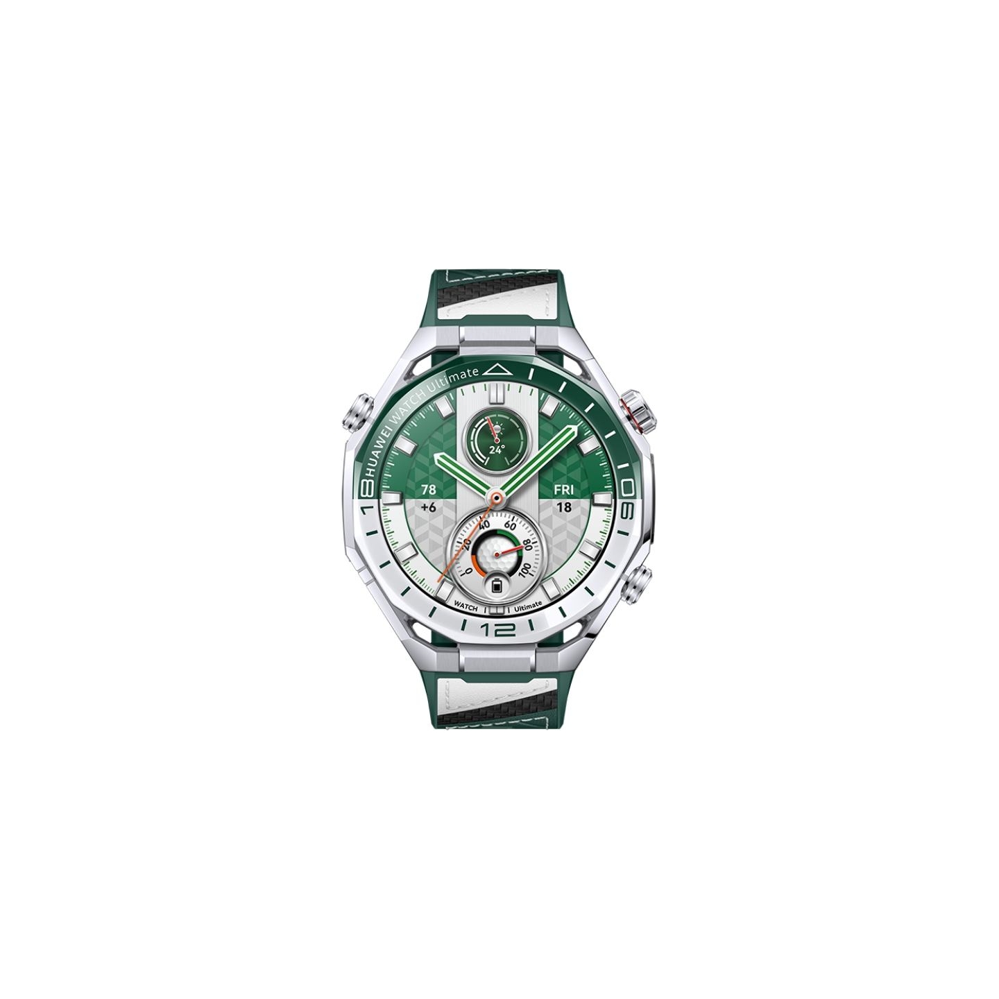Huawei WATCH Ultimate 2 eSIM | Smart watch | AMOLED | 1.5 inch | Waterproof | Green and White