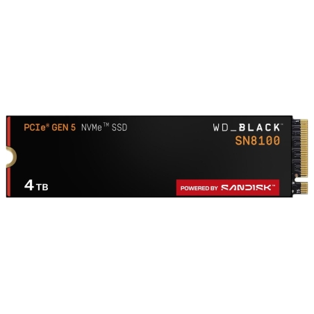 Sandisk SSD|SANDISK|2400xTBW rating|NVMe Yes|PCI Express 5.0|M.2|4000 GB|SN8100|WDS400T1X0M-00CMT0