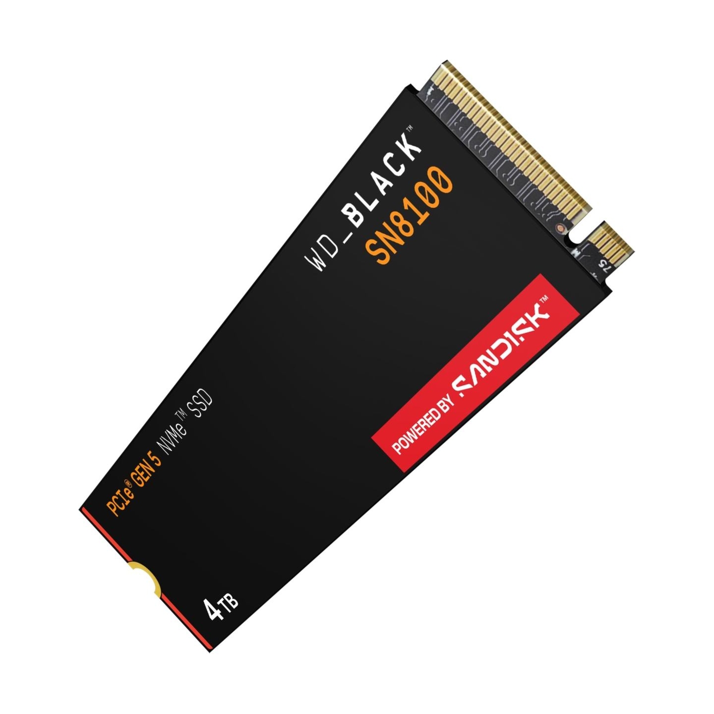 Sandisk SSD|SANDISK|2400xTBW rating|NVMe Yes|PCI Express 5.0|M.2|4000 GB|SN8100|WDS400T1X0M-00CMT0