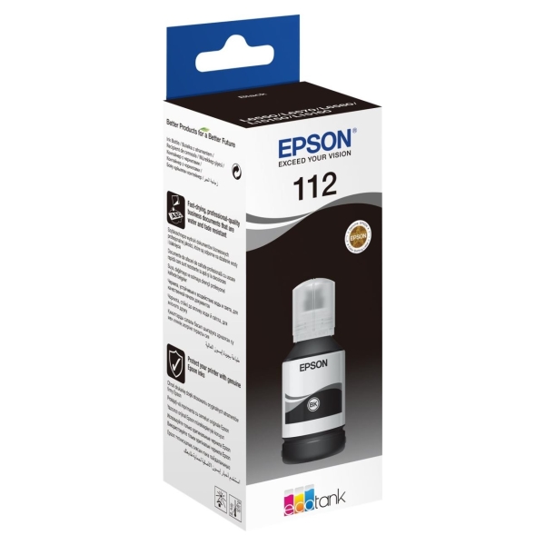 Epson 4LB 112 EcoTank Pigment Black ink