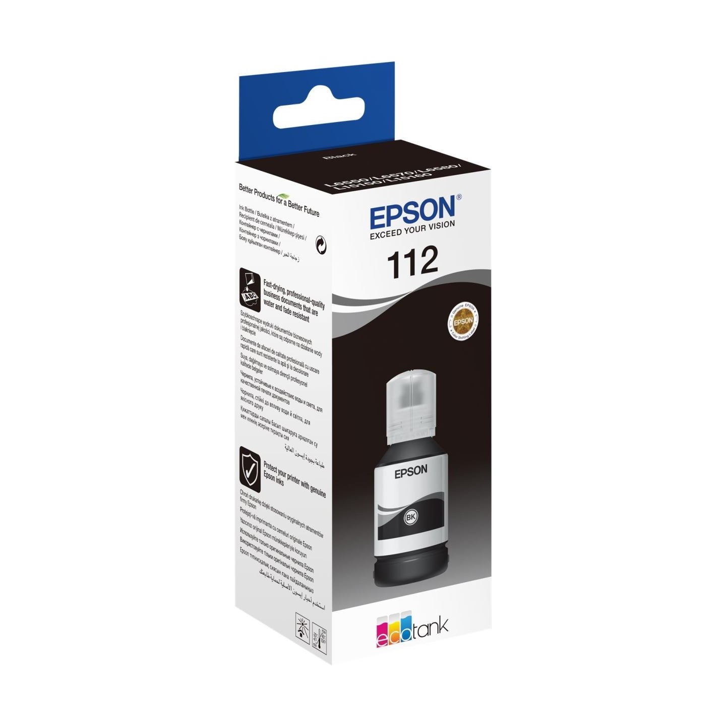 Epson 4LB 112 EcoTank Pigment Black ink