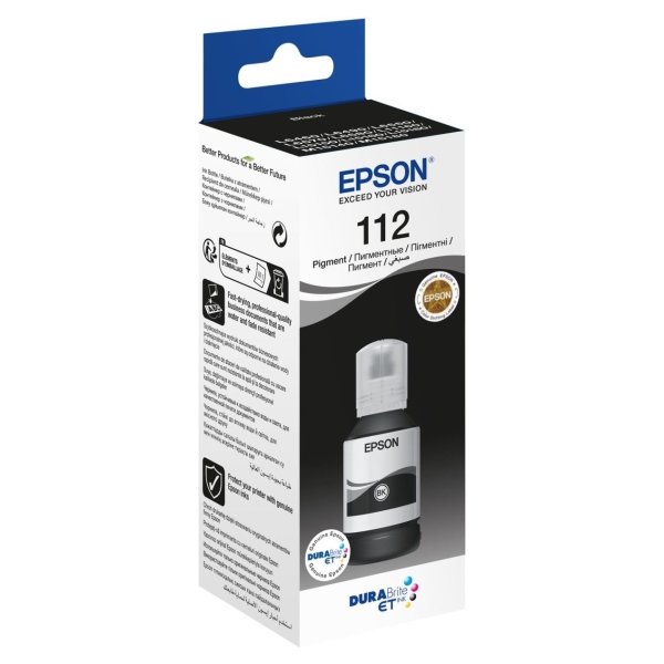 Epson 4LB 112 EcoTank Pigment Black ink