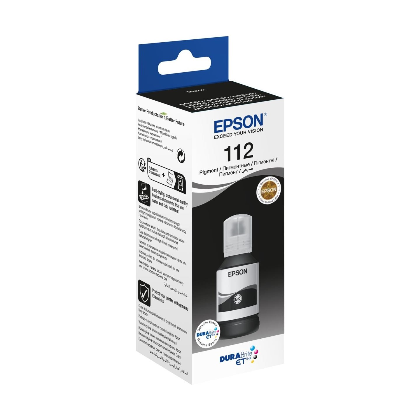 Epson 4LB 112 EcoTank Pigment Black ink