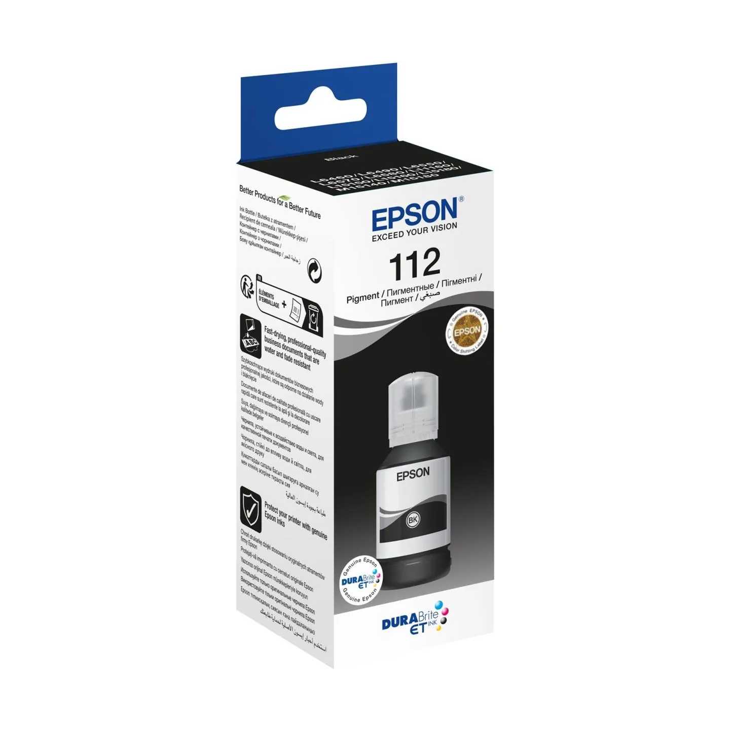 Epson 4LB 112 EcoTank Pigment Black ink