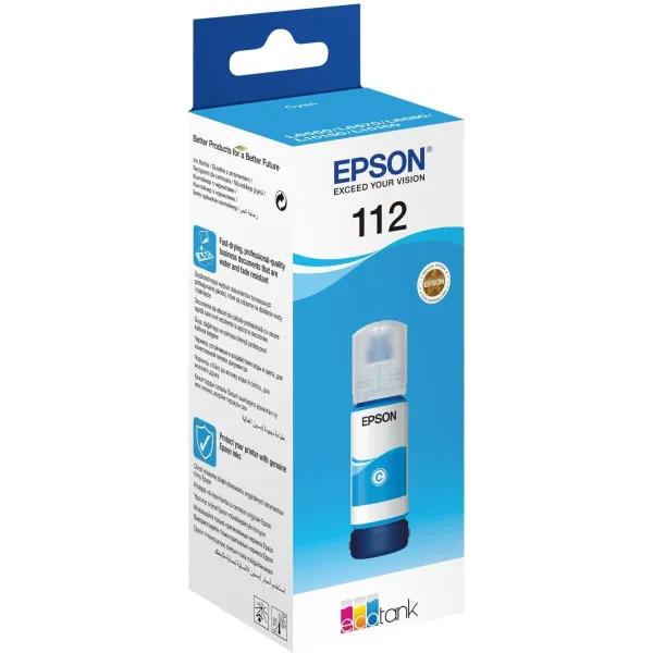 Epson 6LB 112 EcoTank Pigment Cyan ink
