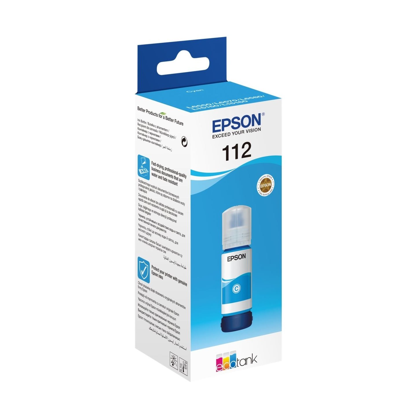 Epson 6LB 112 EcoTank Pigment Cyan ink