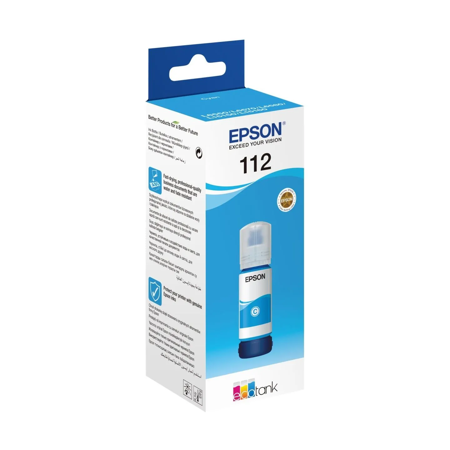 Epson 6LB 112 EcoTank Pigment Cyan ink